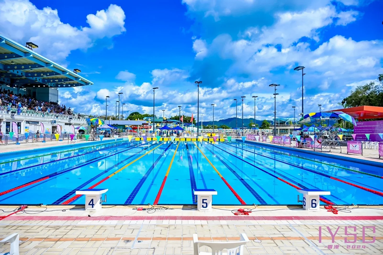 Outdoor competition pool at the Hong Kong IYSC event